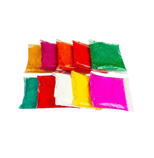 Gliter Rangoli Colors (10 Pc Pouch Pack)