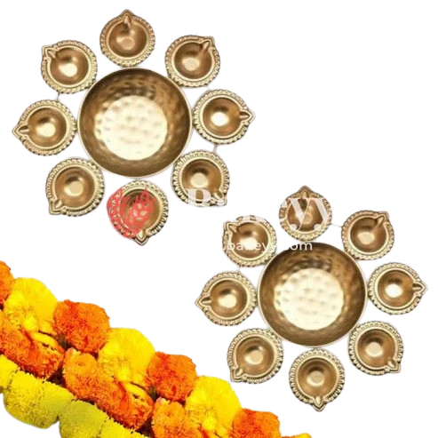 Diwali Diya | Metal Diya | Diwali Lamp | (Pack Of 1)